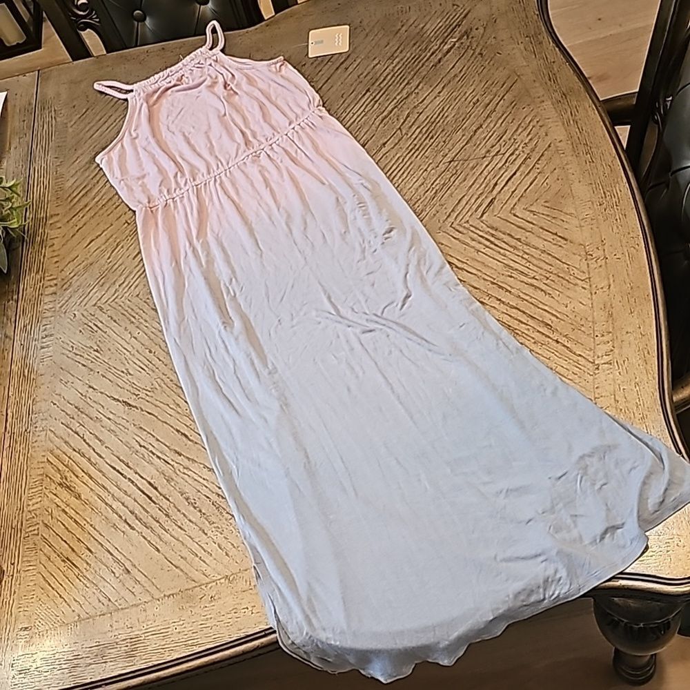 Pink purple ombre halter maxi dress girls size L NWT  Bixby Lane